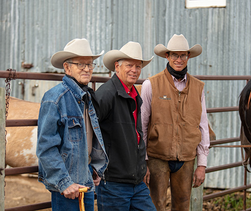 Members at their ranch